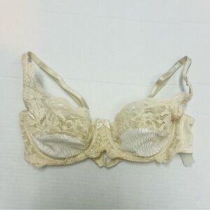 Rigby & Peller London 34B Ivory Vintage Lace Off-White Bra